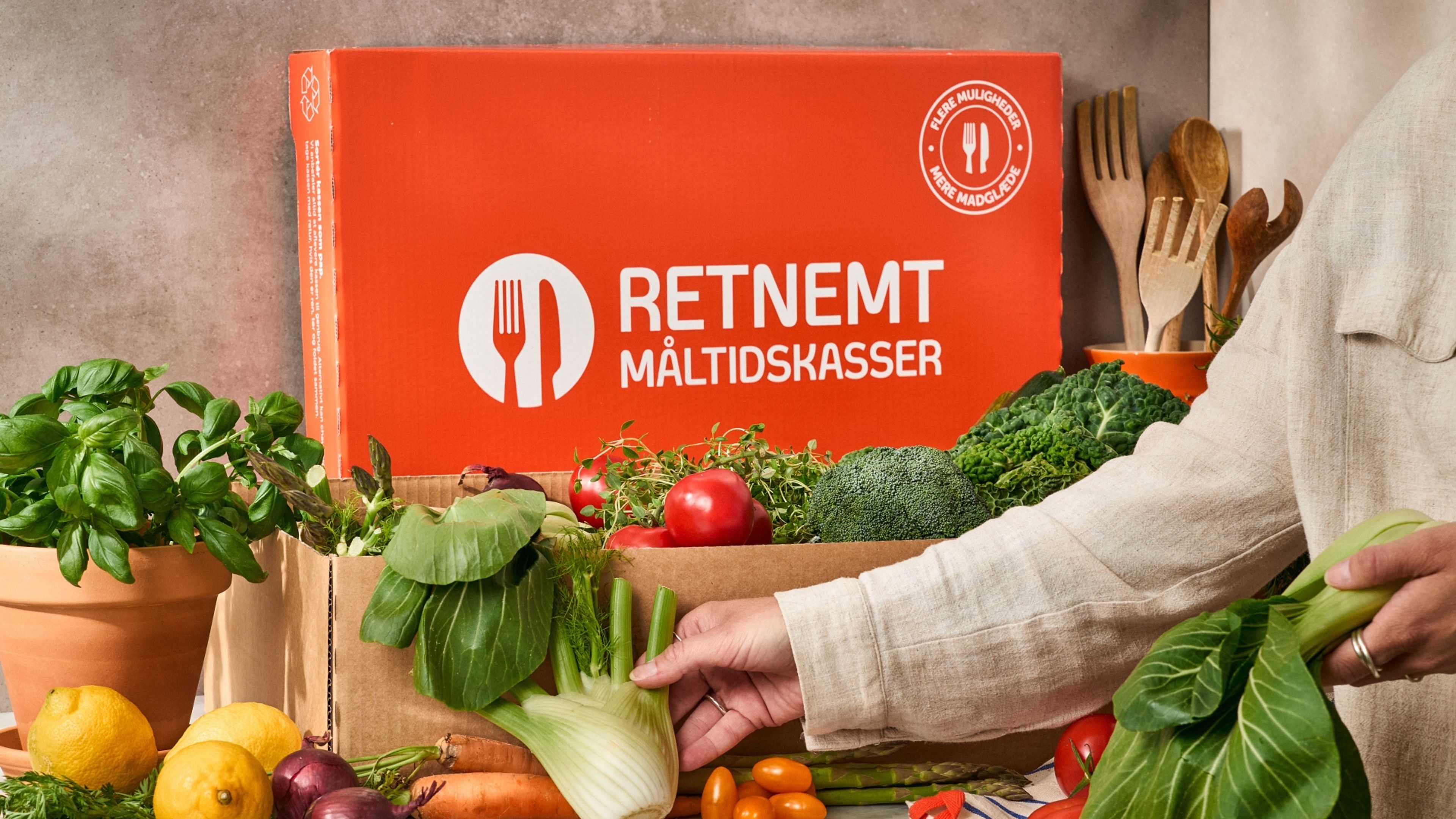 Vegetariske måltidskasser fra RetNemt