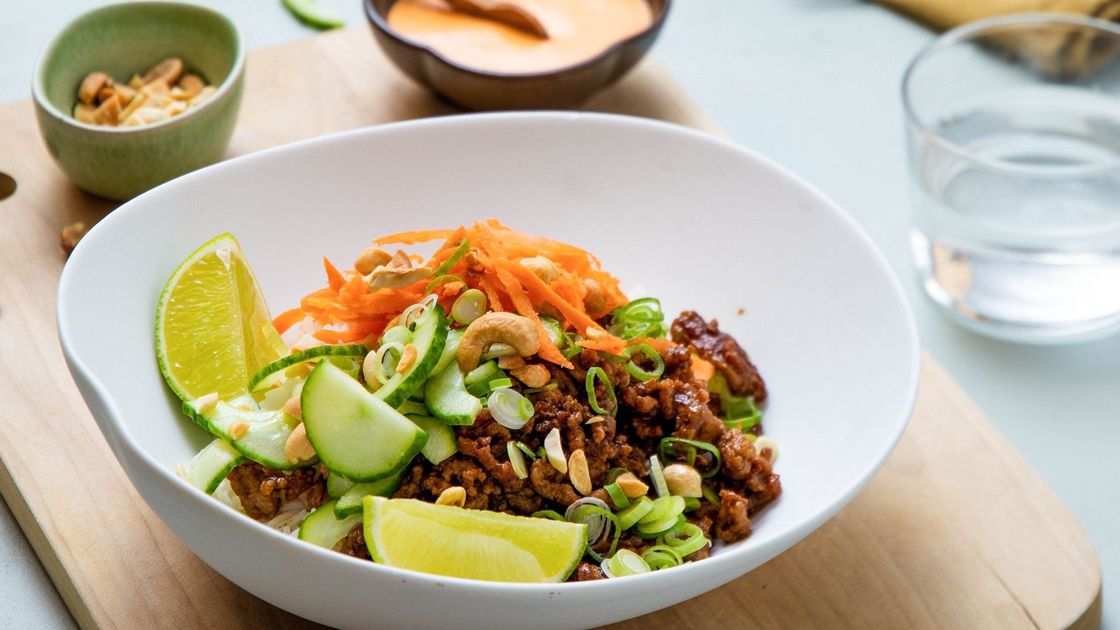 Rice bowl med asiatisk smak