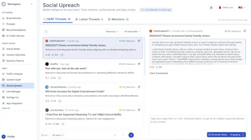 Scalenut Social UpReach