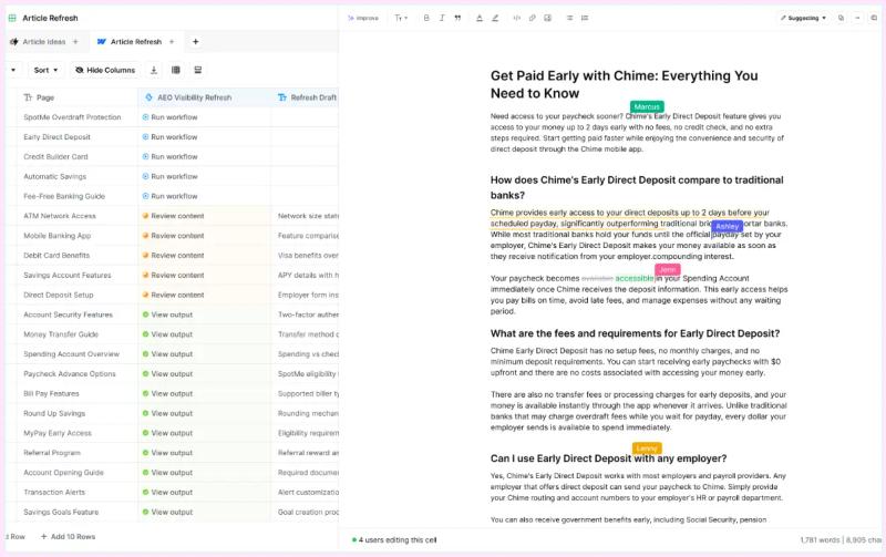 airops action dashboard