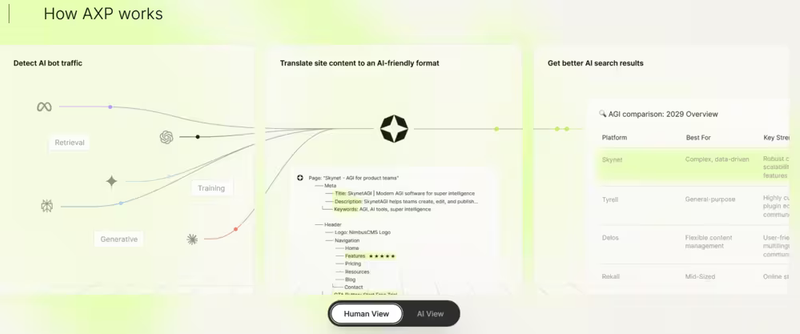 How Scrunch AI AXP works