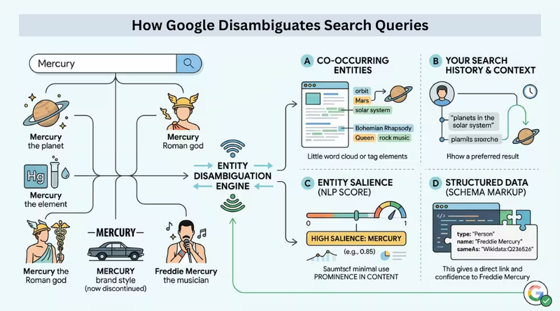 How Google Disambiguates Search 