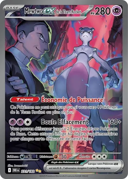 Mewtwo-ex de la Team Rocket