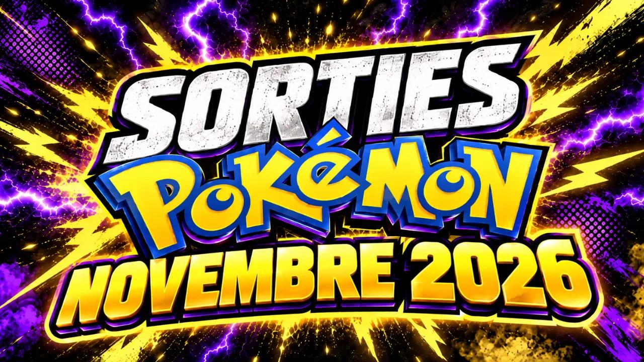 Sorties JCC Pokémon novembre 2026 : le calendrier complet