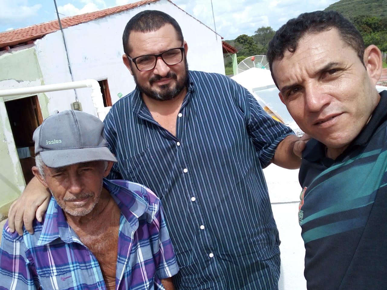 Essa semana, o Cealtru acompanhou os técnicos da SDA para medição de 158 cisternas de placas de 16 mil litros