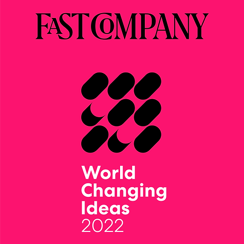 Fast Company logo and text that reads "World Changing Ideas 2022"