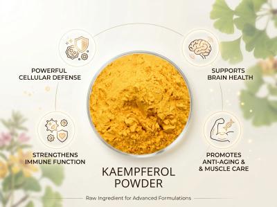 Kaempferol — ECM-Protective Flavonol for Skin, Longevity & Anti-Aging