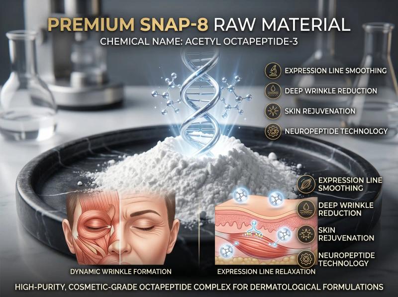 SNAP-8 (Acetyl Octapeptide-3) — Lipotec Anti-Wrinkle Octapeptide