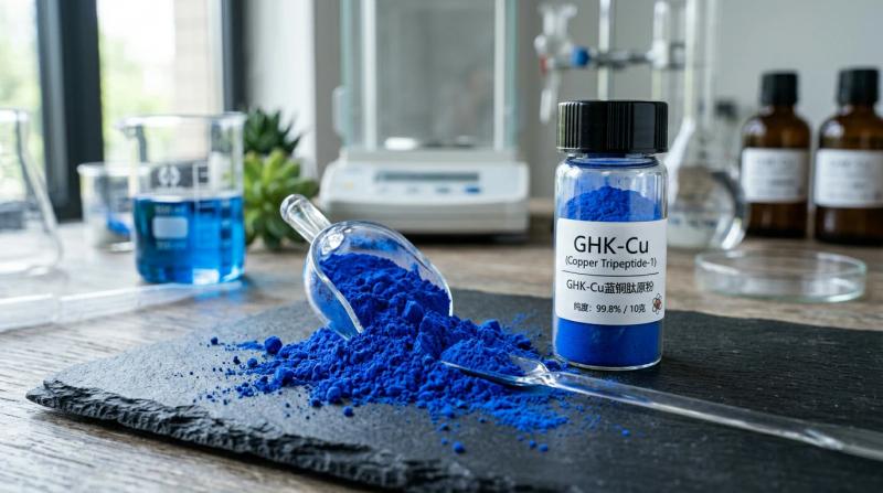 GHK-Cu Copper Peptide Raw Powder | Cosmetic Grade
