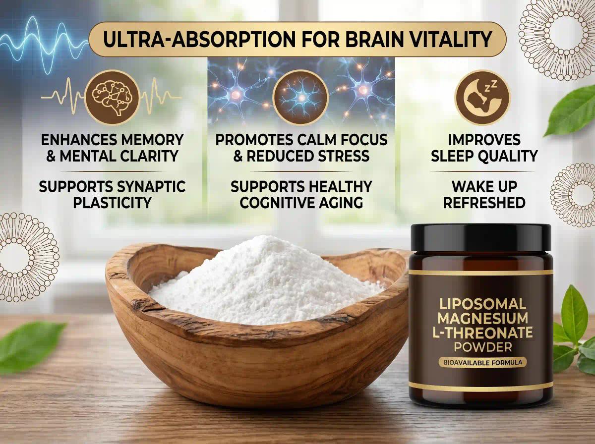 Liposomal Magnesium L-Threonate 50% 70%