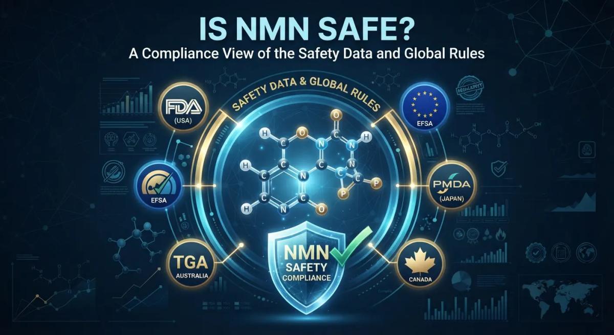 هل NMN آمن؟ رؤية الامتثال حول بيانات السلامة والقواعد العالمية