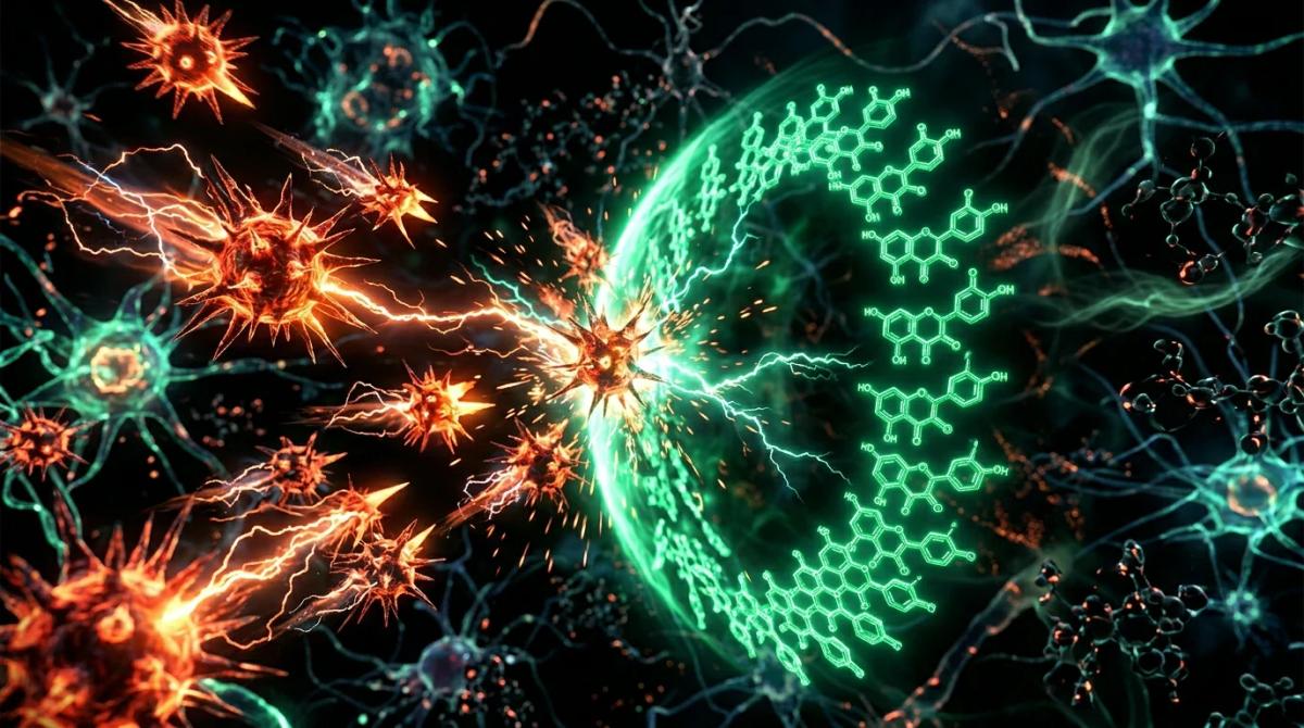 Free Radicals vs. Quercetin: The Antioxidant Mechanism Explained for Non-Scientists