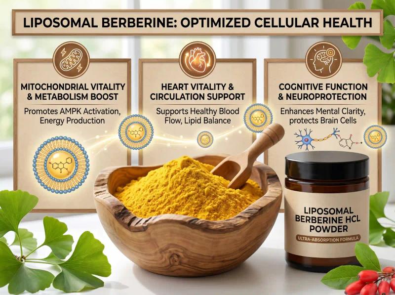 Liposomal Berberine HCL 50% 70%