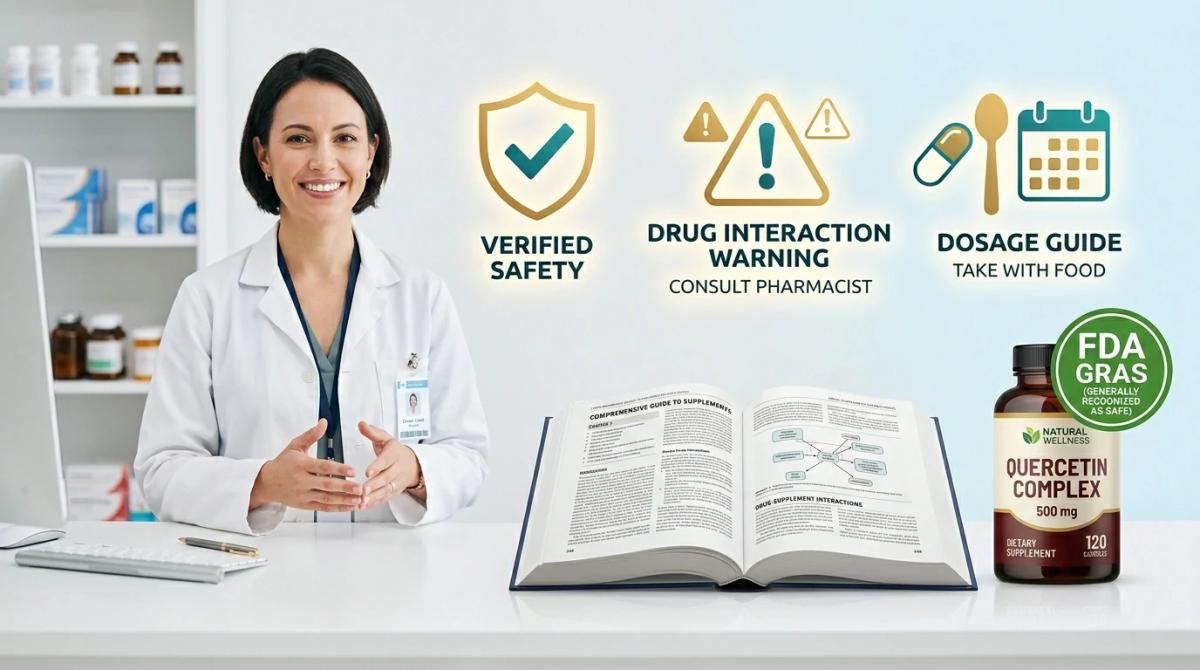 Quercetin Safety Profile: Dosage, Drug Interactions, and Who Should Avoid It