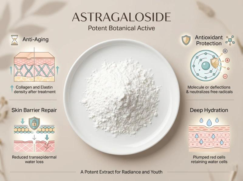 Astragaloside A Powder — High-Purity Astragaloside IV & Cycloastragenol Alternative