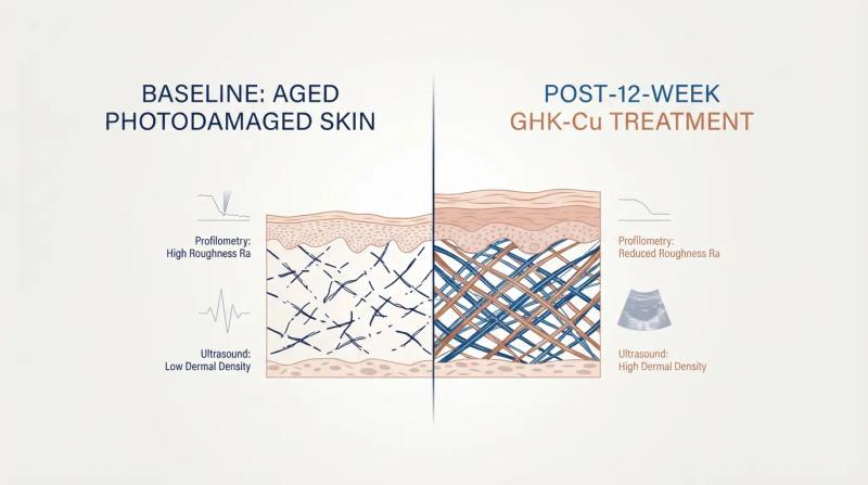 GHK-Cu Before & After: 12-Week Clinical Results, Hair Growth & Serum Evidence