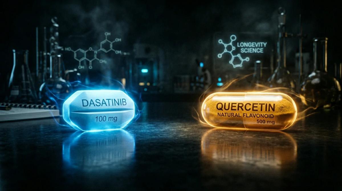 Quercetin + Dasatinib vs. Natural Senolytics: What Longevity Science Recommends