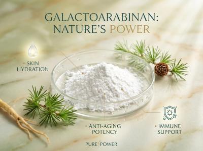Galactoarabinan (Larch Tree Polysaccharide) — Skin & Hair Bioactive for ECM Support