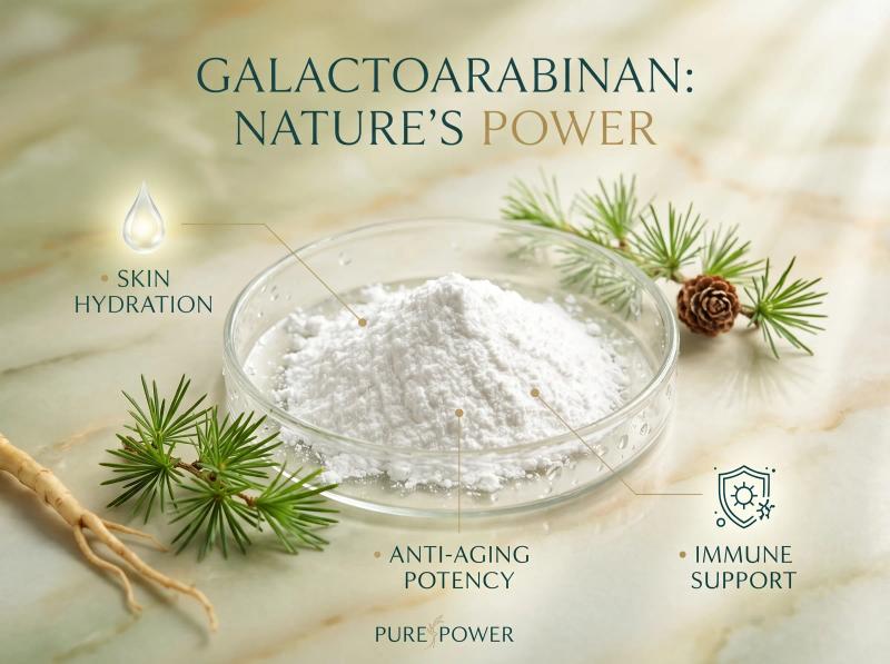 Galactoarabinan (Larch Tree Polysaccharide) — Skin & Hair Bioactive for ECM Support
