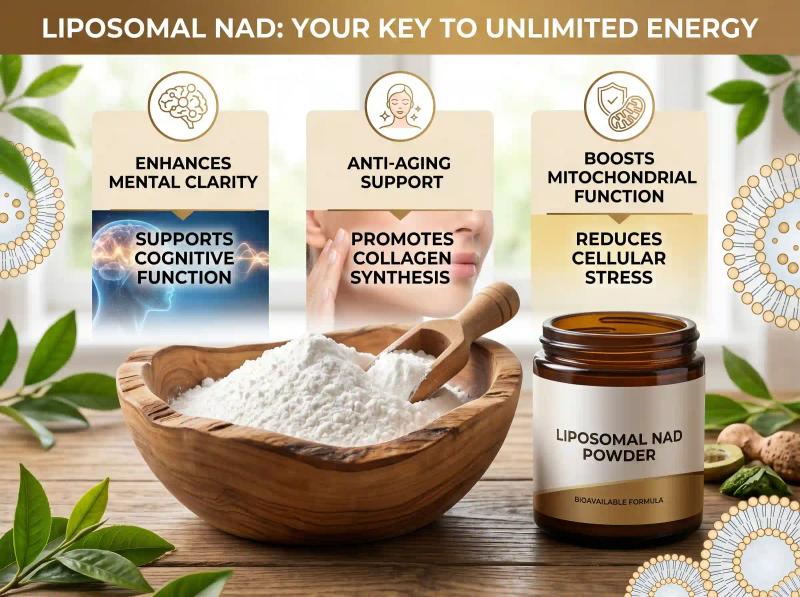 Liposomal NAD+ 50% 70% 80%