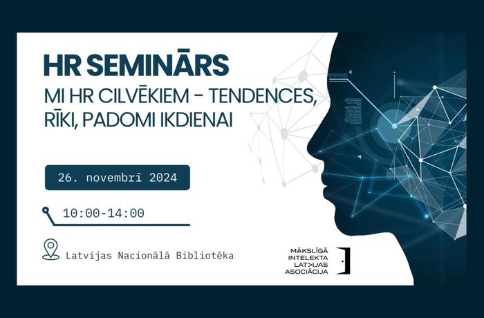 HR speciālistiem veltīts seminārs par mākslīgā intelekta izmantošanu personālvadībā