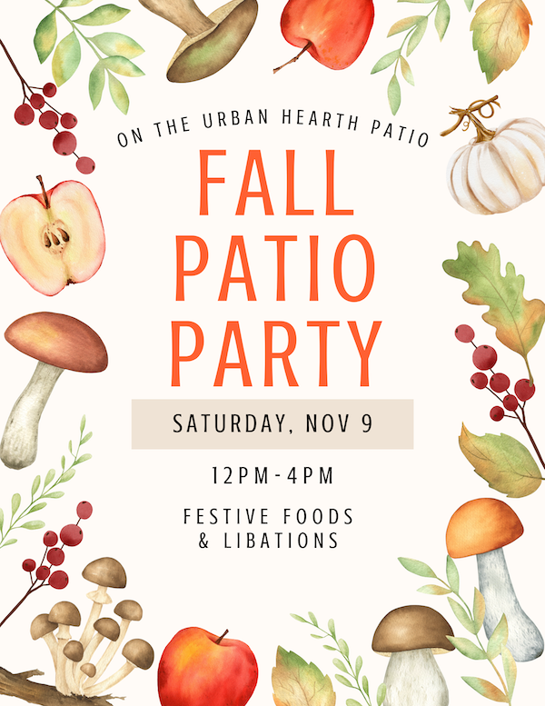 Join Urban Hearth for a Fall Patio Party