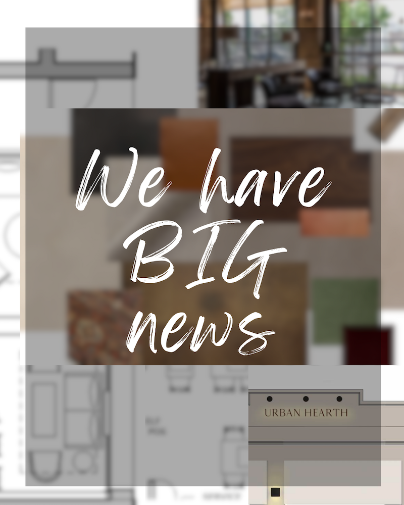 We have big news - Urban Hearth is moving...