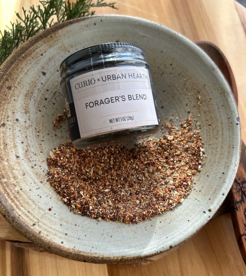 Introducing a hand Foraged Spice Blend from Urban Hearth and Curio Spice Co