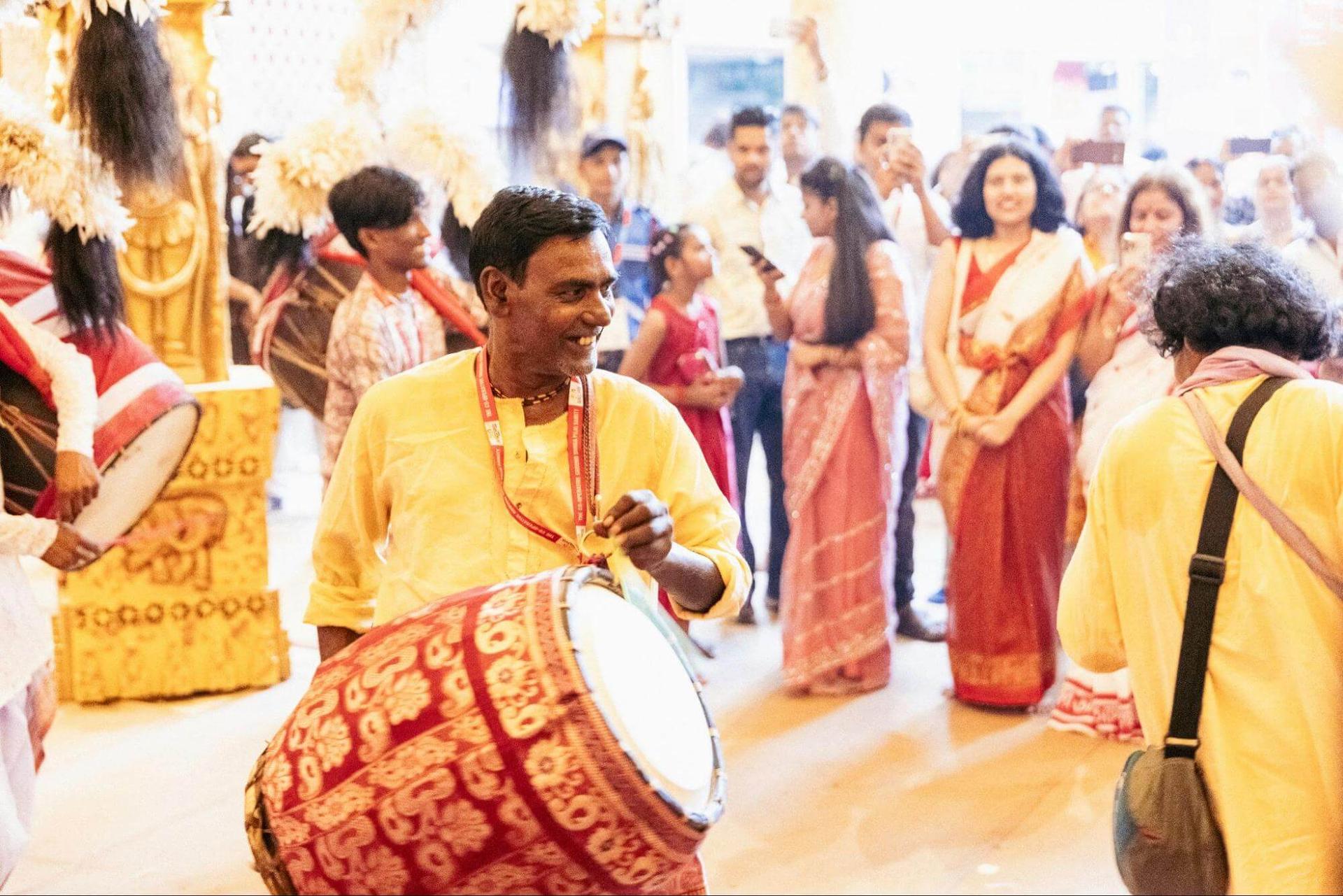 Indian wedding celebration