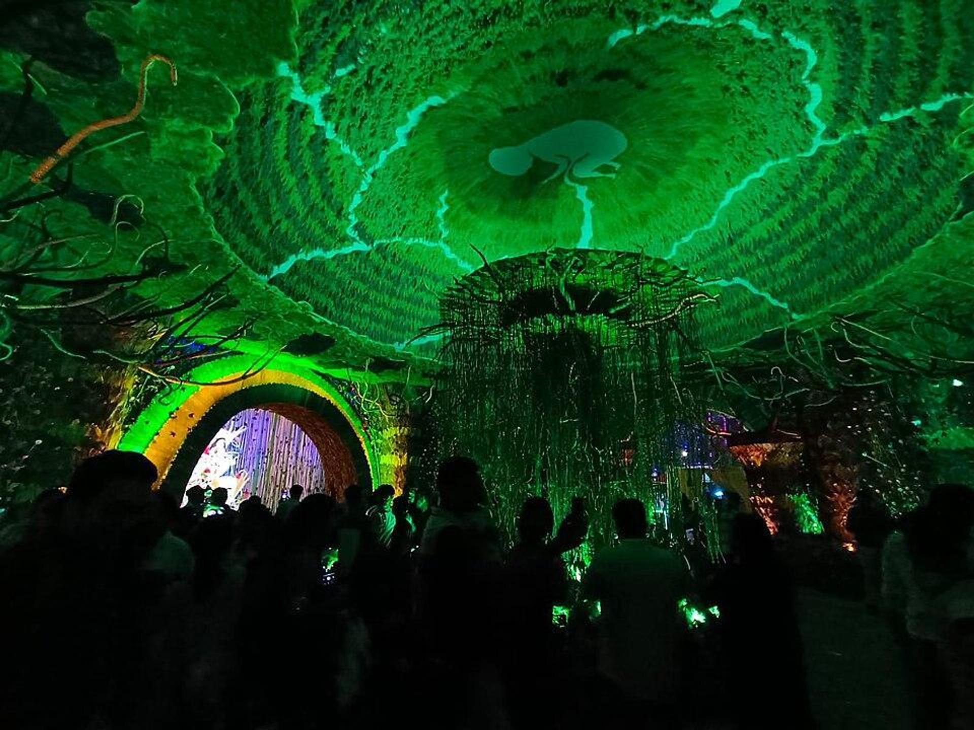 Durga Puja pandal based on conservation of the nature