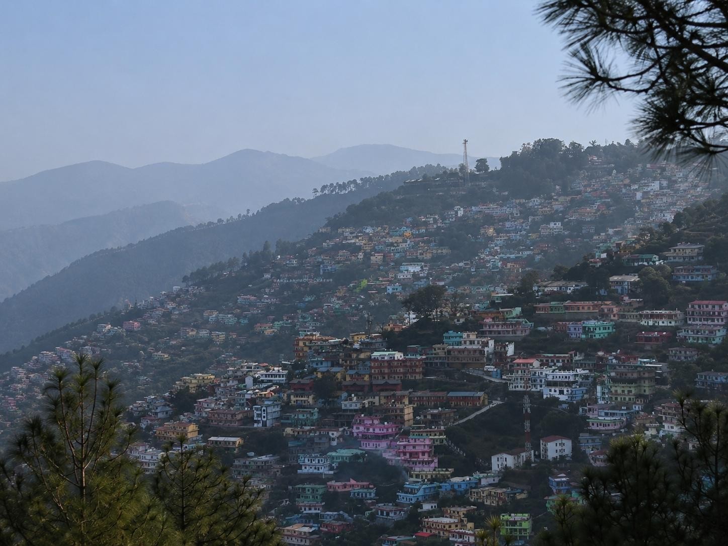 Almora view on the city