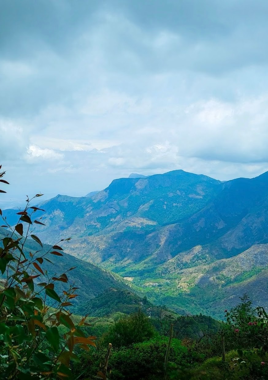 Views of the distant valleys from your campsite
