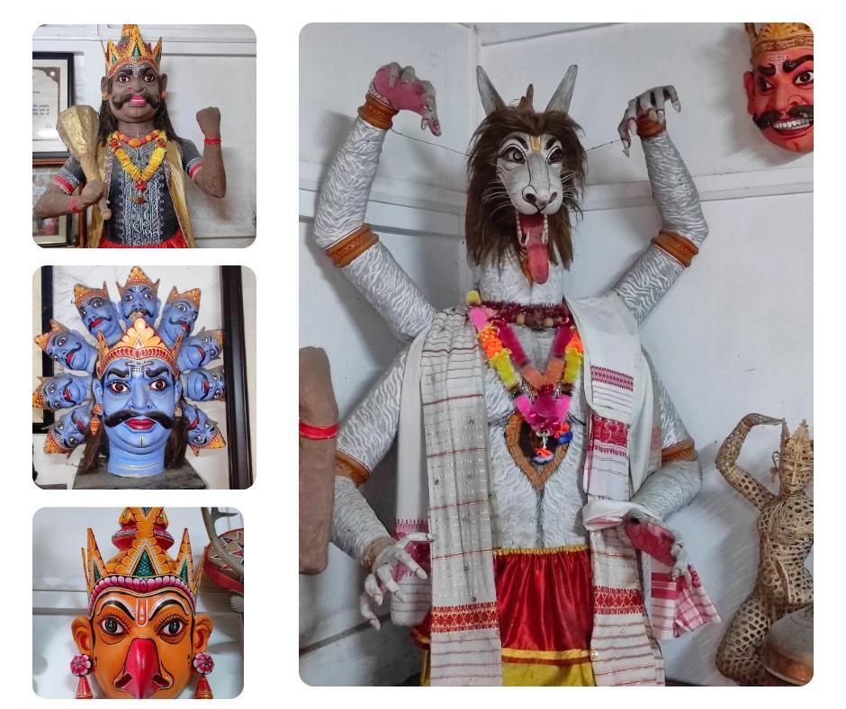 Different types and sizes of masks