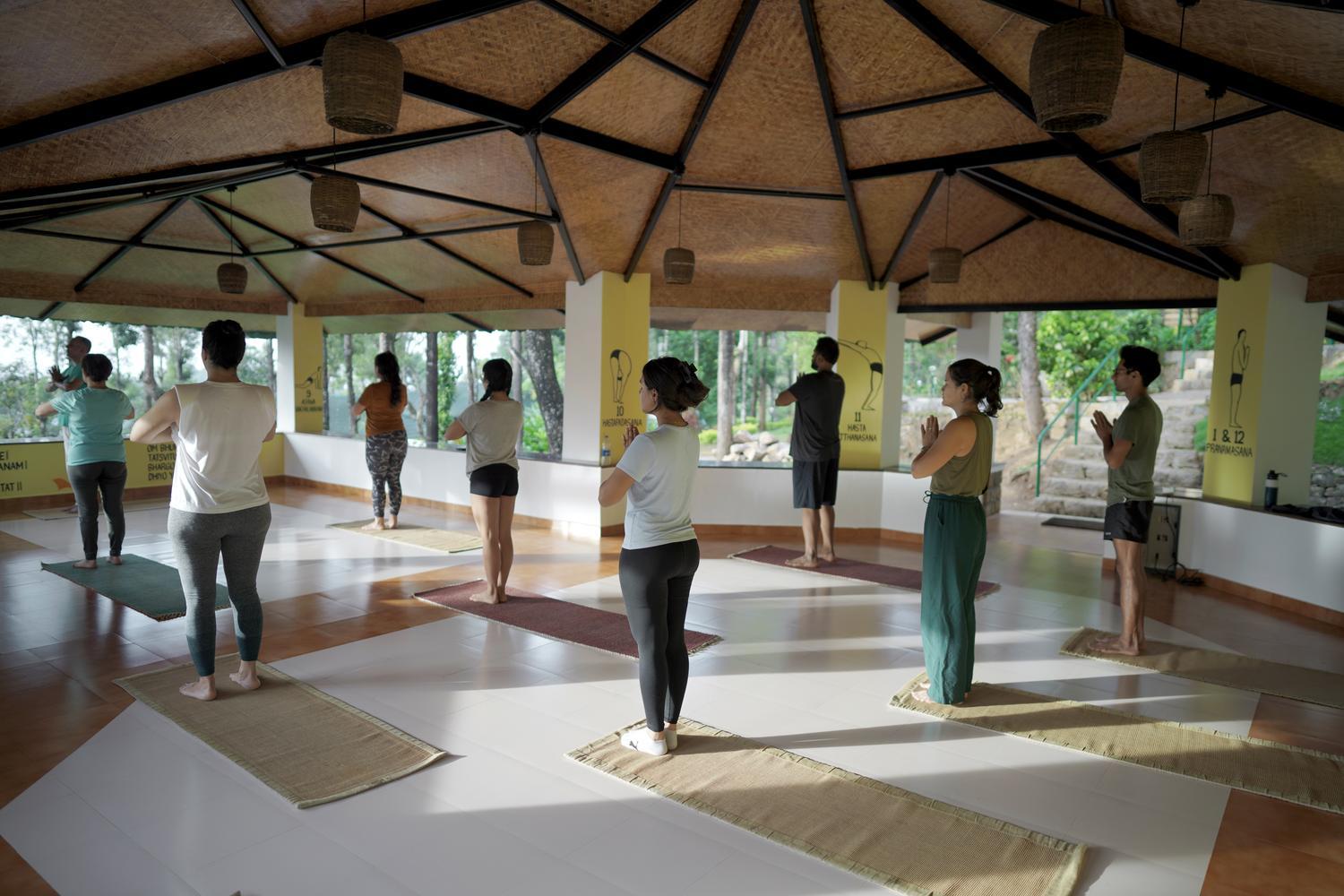 Yoga class
