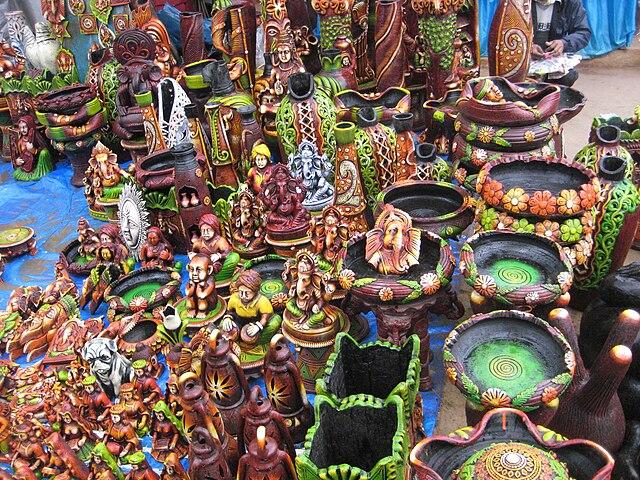 Indian craft work at Surajkund International Crafts Mela