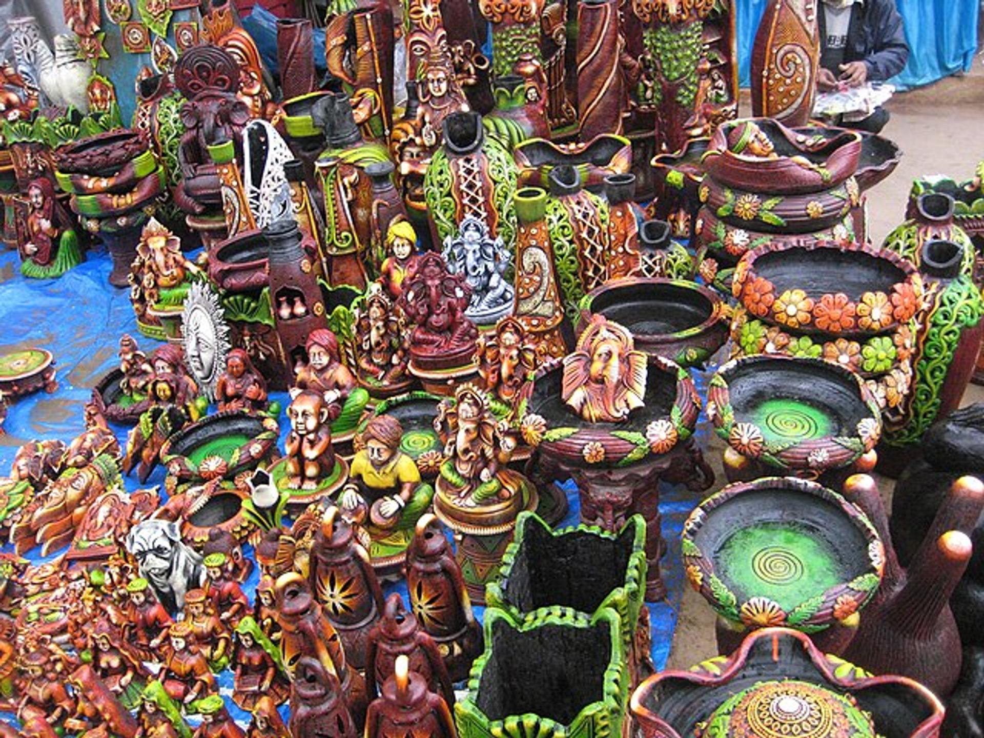 Indian craft work at Surajkund International Crafts Mela