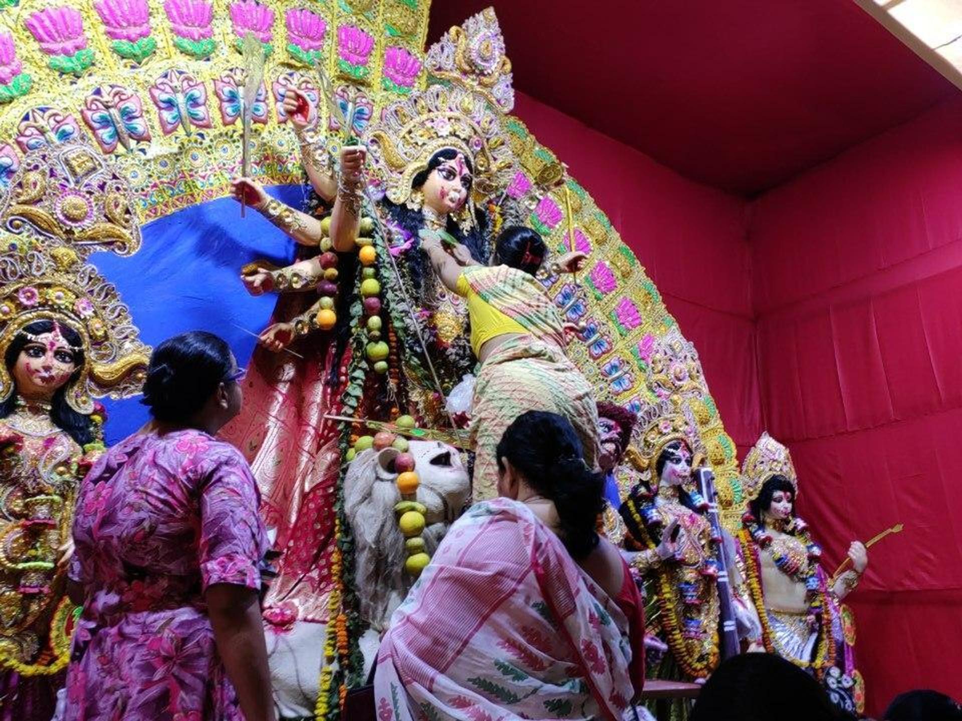 Sindhur Khela at Dashami