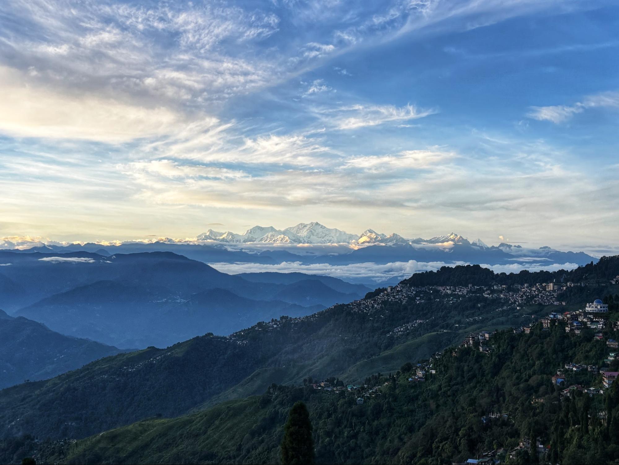 Tiger Hill mountain view