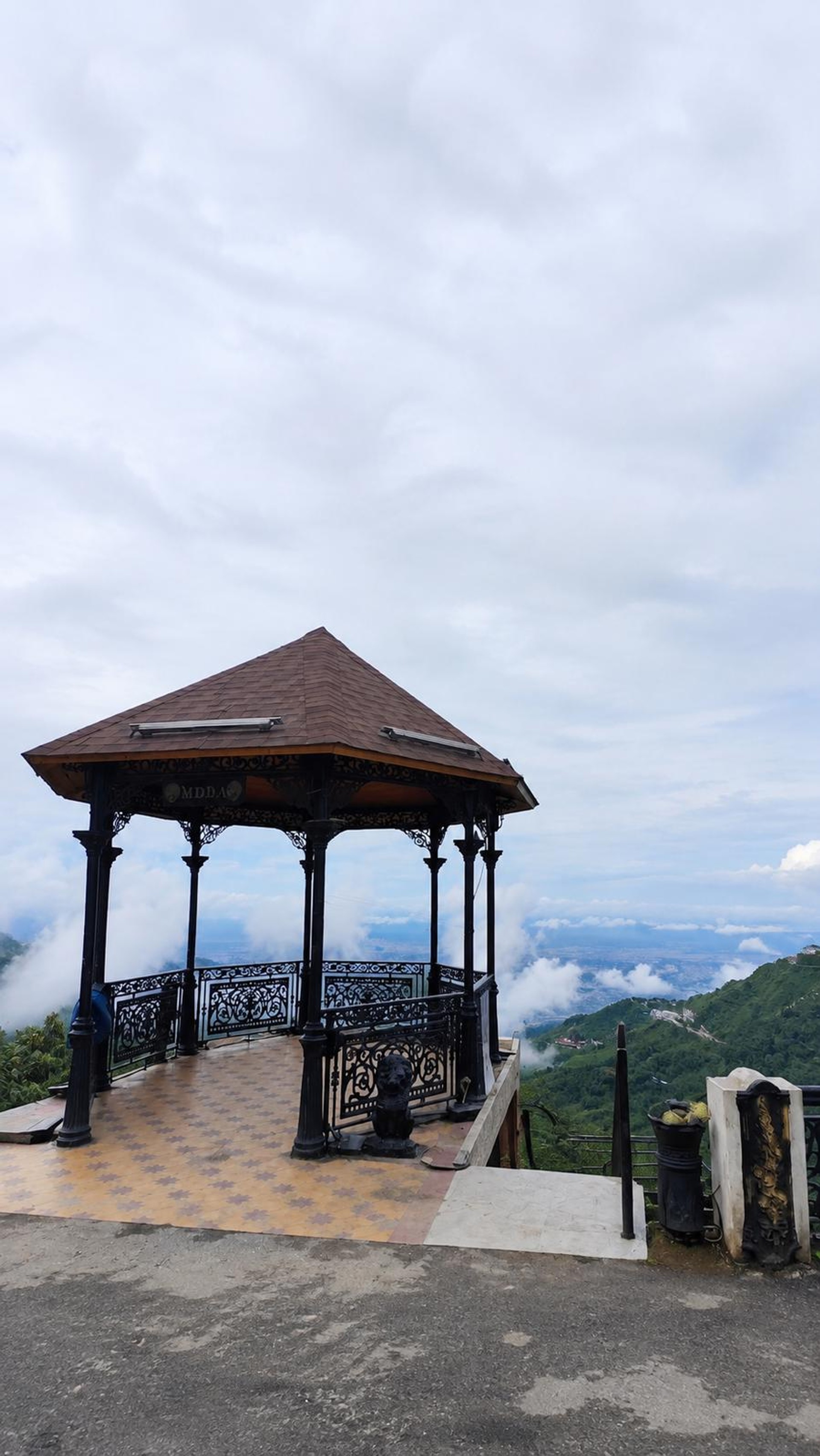 Mussoorie cloudy view