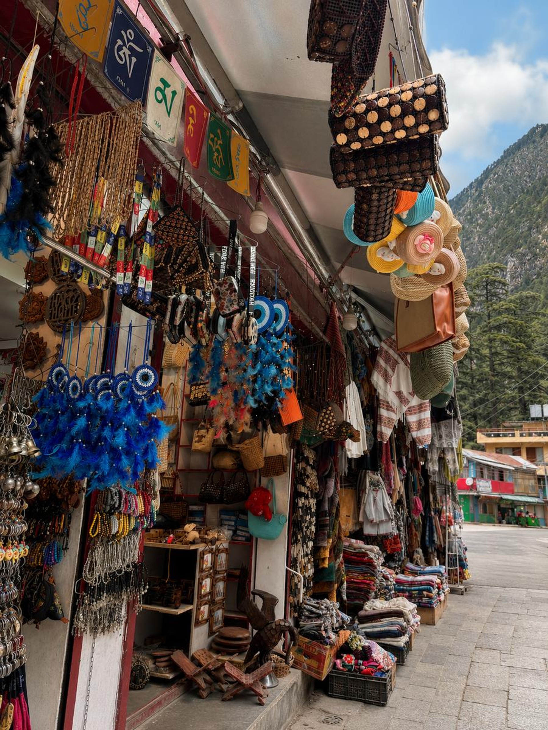 Kasol street souvenirs