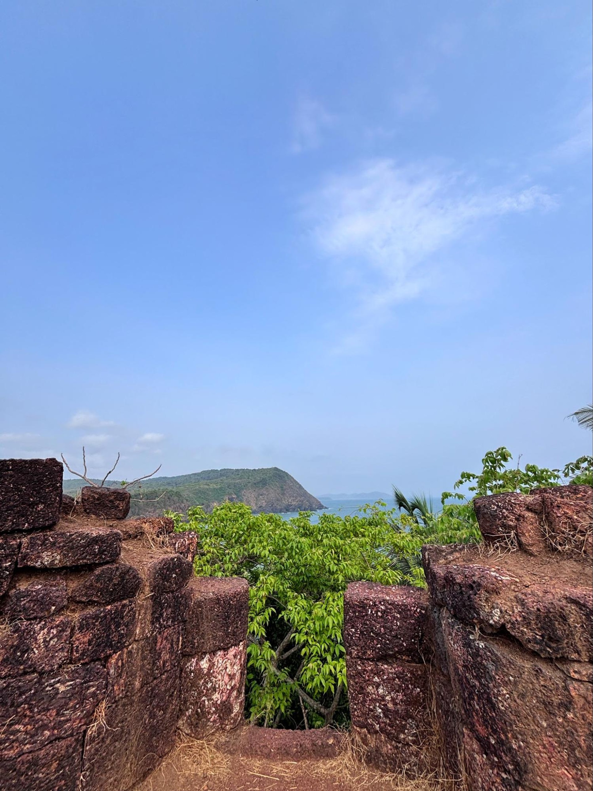 Ruined Corridors of Cabo de Rama Fort