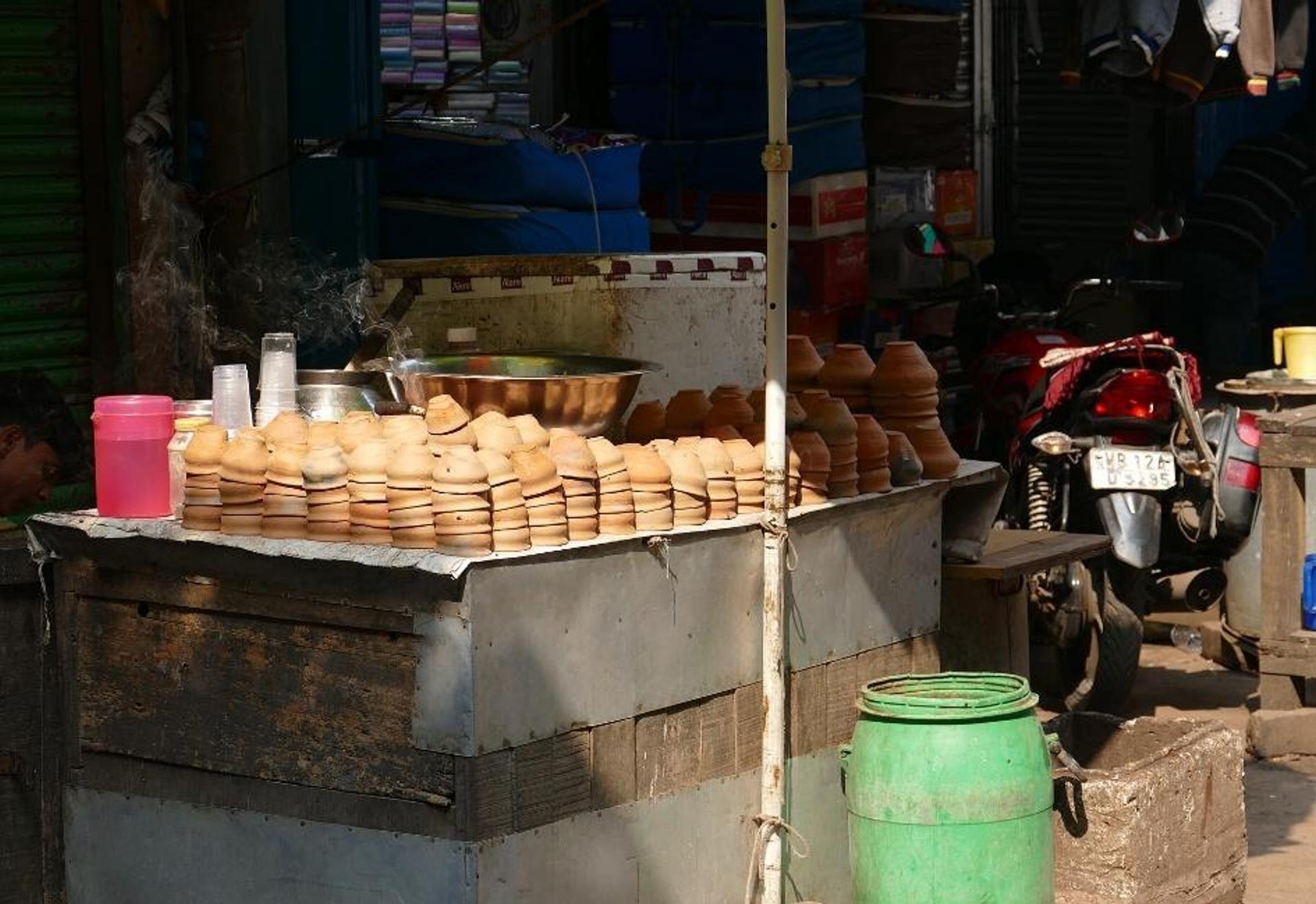 A tea shop in India