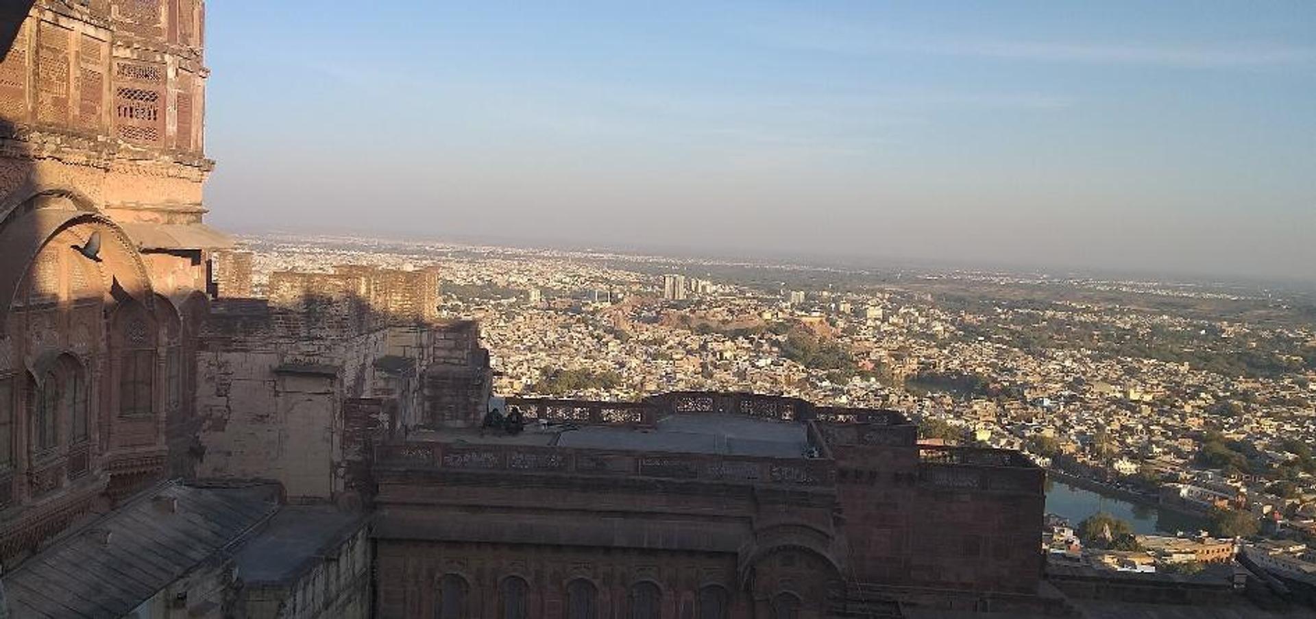 View from the fort