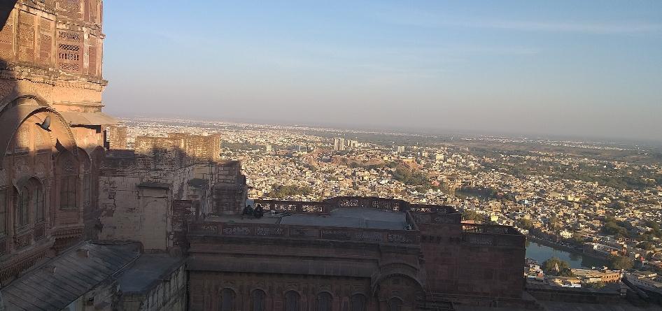 View from the fort
