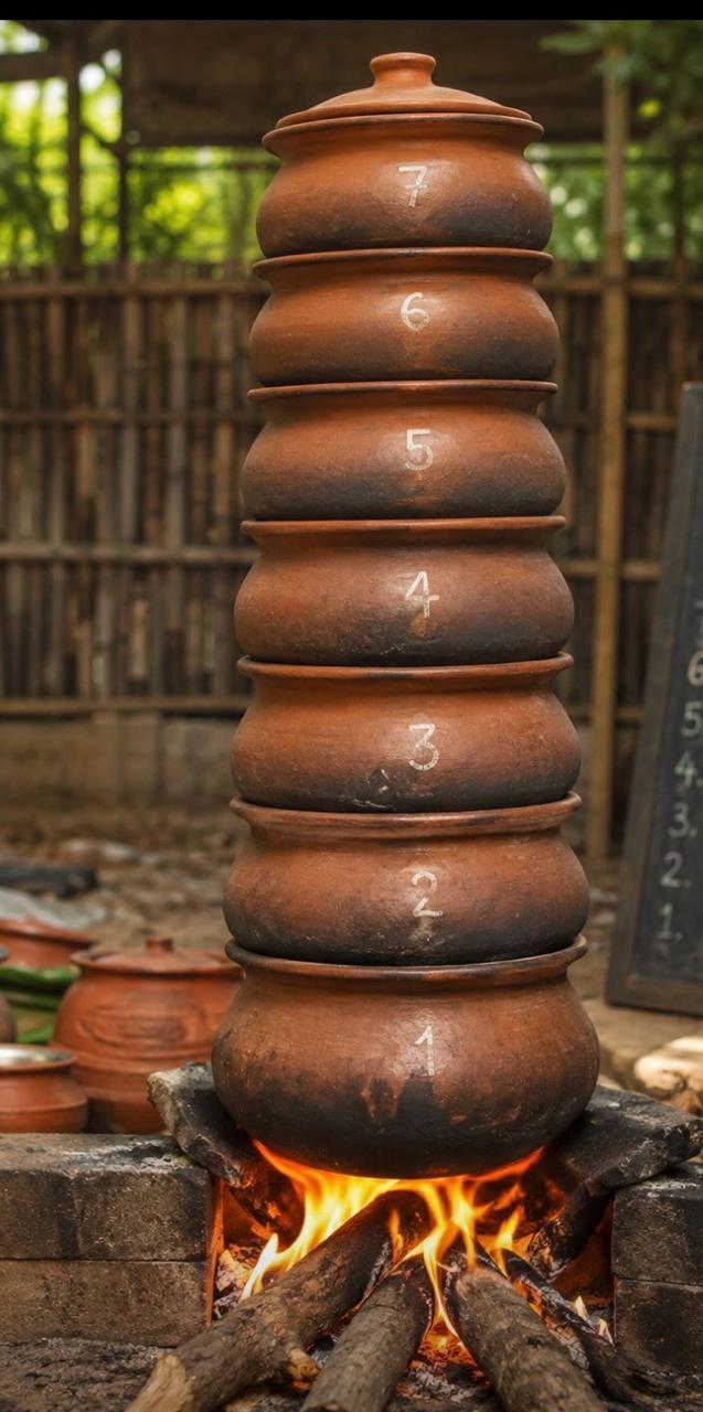 Cooking process of prasad generated by AI