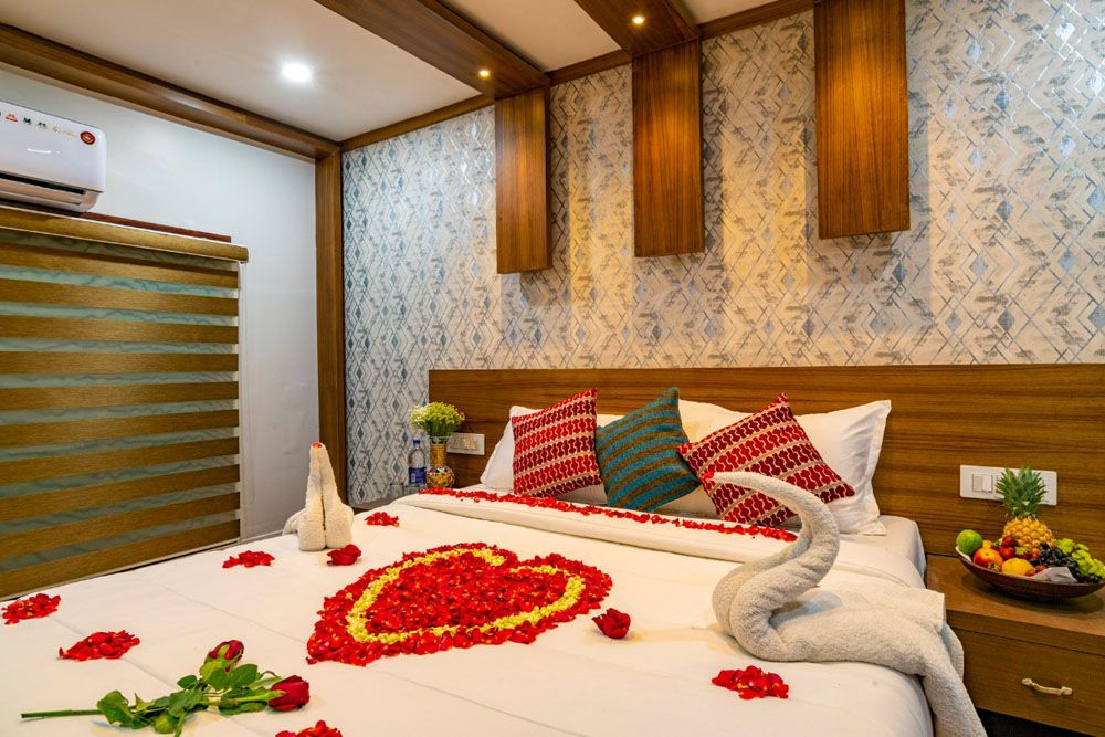 Kerala - beautifully decorated room