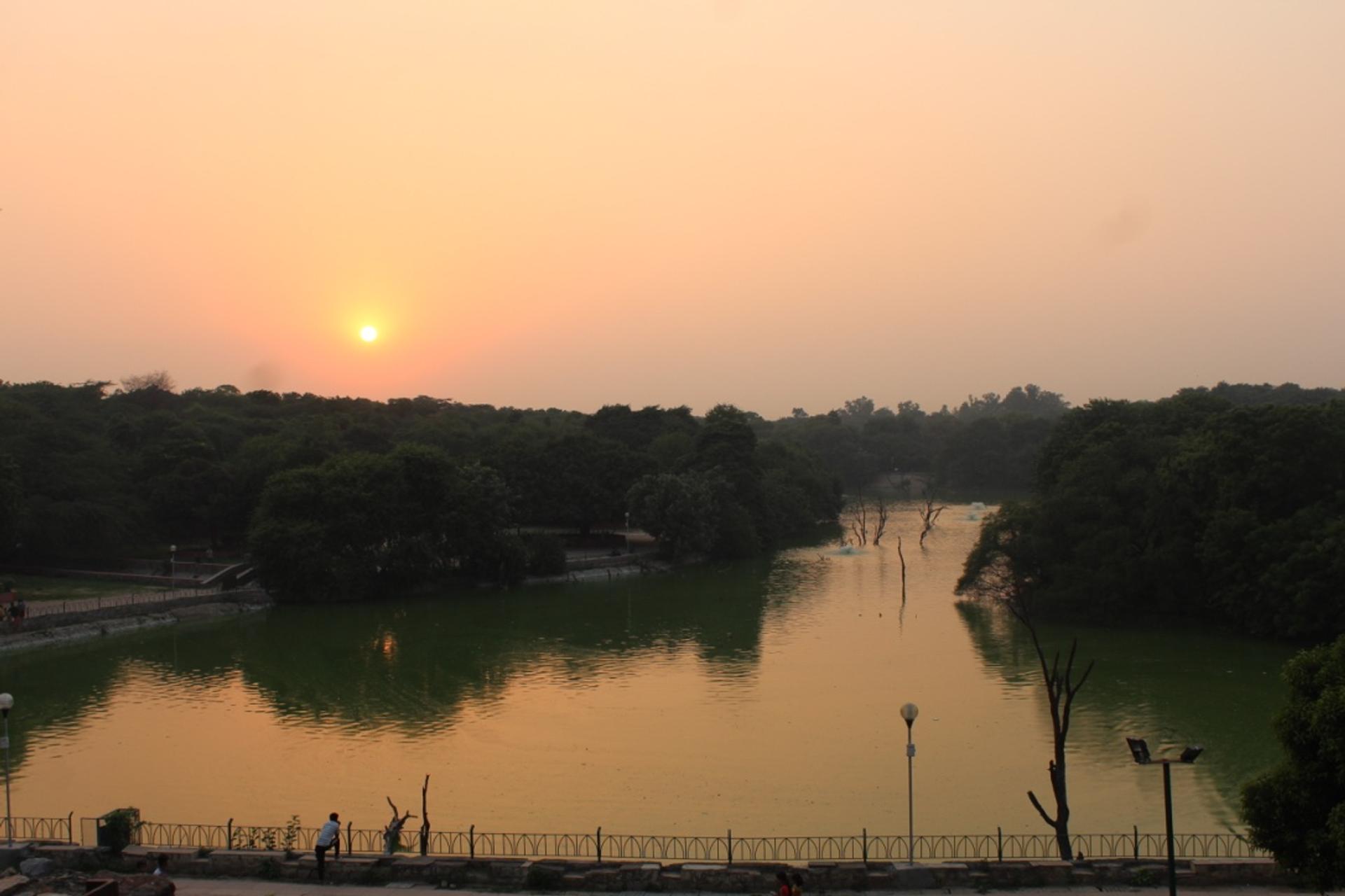 Sunset from Hauz Khas Fort