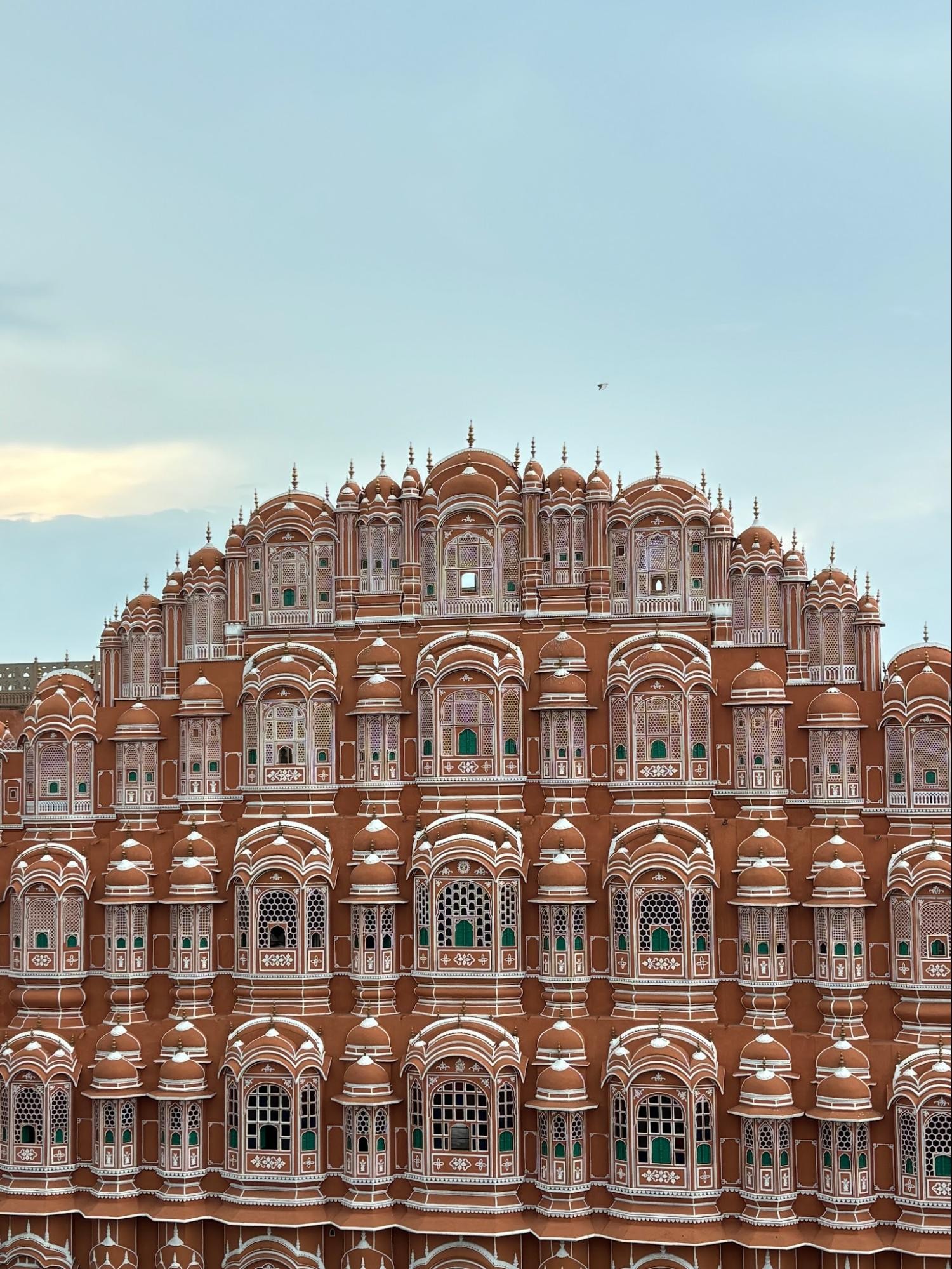 The iconic Hawa Mahal with it's Honeycomb design