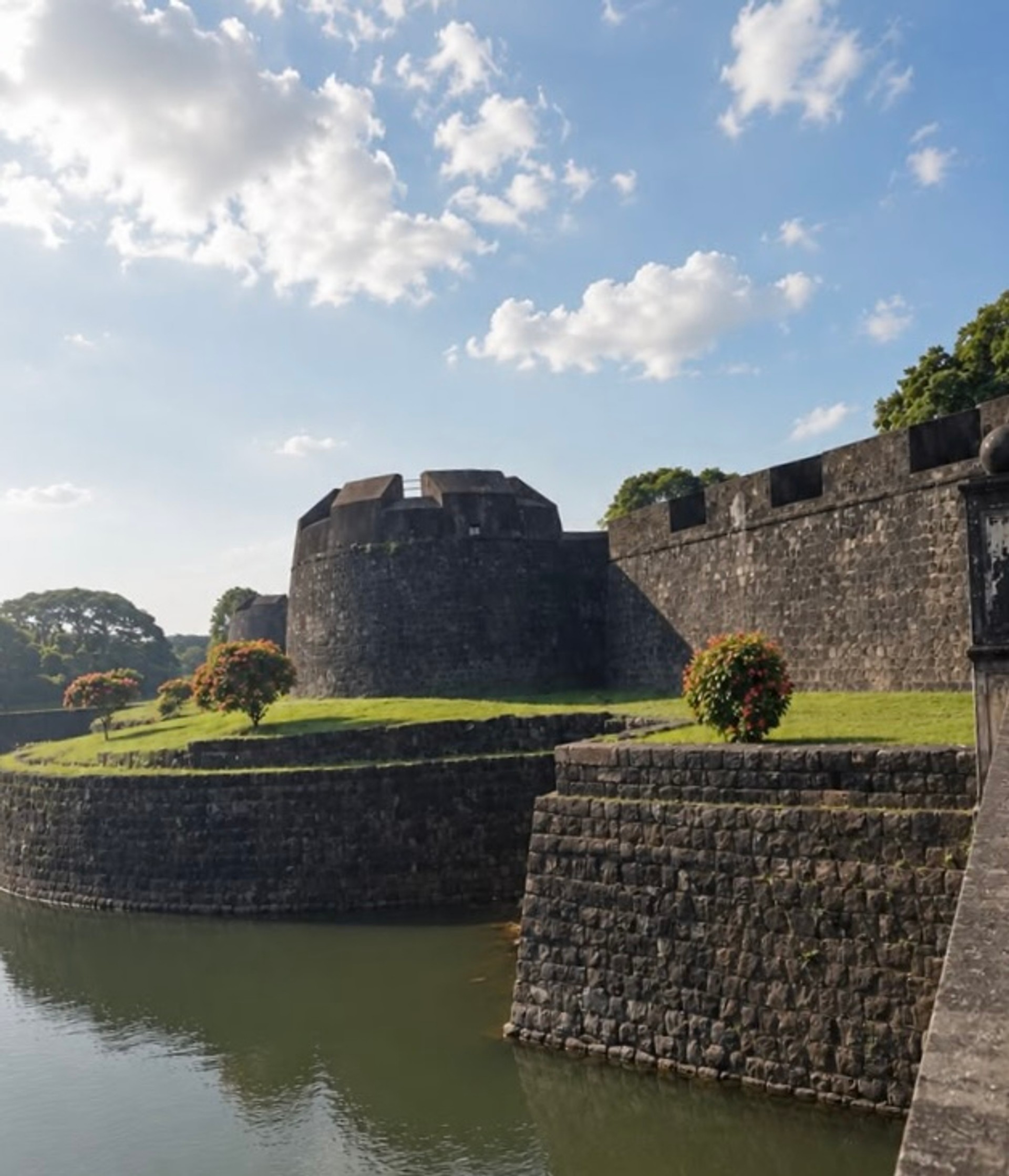 Moat surrounding the Palakkad Fort