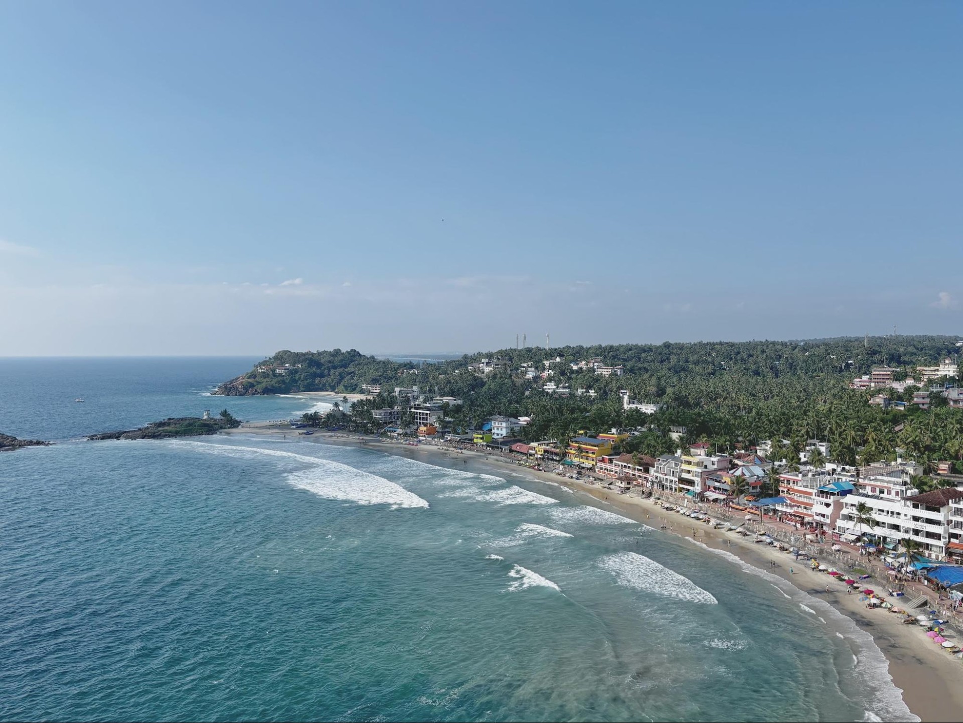 Kovalam coast view